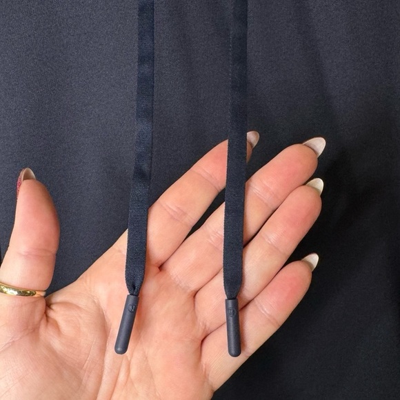 Lululemon City Sweat Pullover Hoodie Tech Fleece Athletic Sweatshirt Navy Large - Picture 7 of 13